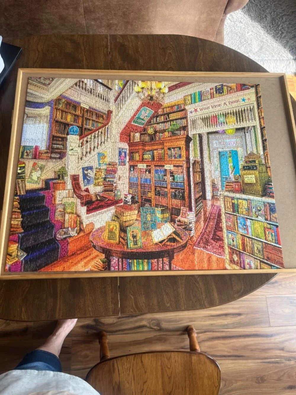 Readers Paradise 1000-Piece Jigsaw Puzzle By White Mountain Puzzles